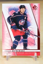 2022-23 UD SP Authentic Limited Red Base #3 Zach Werenski - Columbus Blue