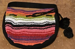 ROXY Multicolor Knit Sweeter Hobo Shoulder Bag Tote - Picture 1 of 9