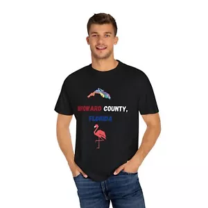 American Father's Day T-shirt Gift 4 Broward County Florida Dad Graduation Gift - Picture 1 of 19