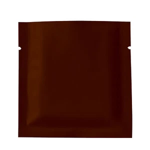 Bolsas de embalaje de alimentos de doble cara marrón mate a prueba de olores Mylar con muesca lagrimal - Imagen 1 de 4