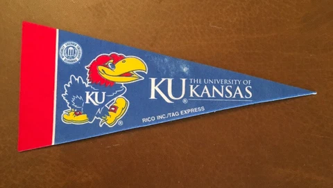 Kansas Jayhawks 4" x 9" Mini Pennant Cover