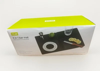 TRUE Alfombrilla de Bar, Multiusos, Estación de Preparación de Cócteles de Silicona, Tabla de Cortar Rimmer Foto 1 de 4