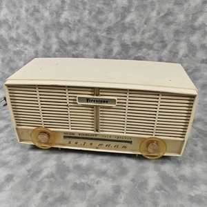 Vintage Firestone 4-A-204 Ivory AM Röhrenradio 50er High Fidelity funktioniert Teile 📻 - Bild 1 von 8