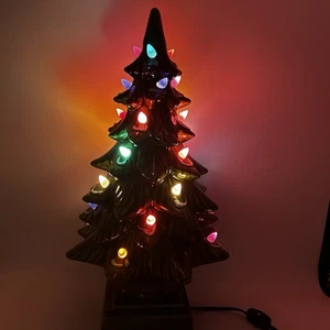 Raymond Lamp Co Lighted Christmas Tree Lamp 18" - Picture 1 of 16