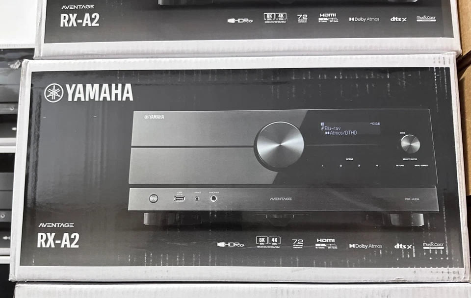 New YAMAHA RX-A2A AVENTAGE 7.2-Channel AV Receiver with MusicCast AC100V - Image 1 of 4