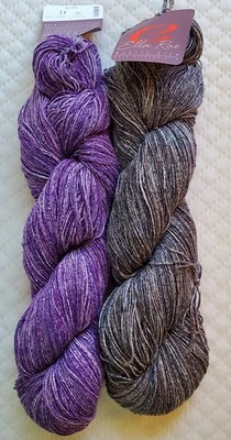 Ella Rae Rustic Silk Yarn Fingering Weight 100% Pure Printed Silk 100g 437yds - Image 1 of 4