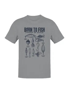 Fishing Lovers Graphic Men's T-shirt - Picture 1 of 9