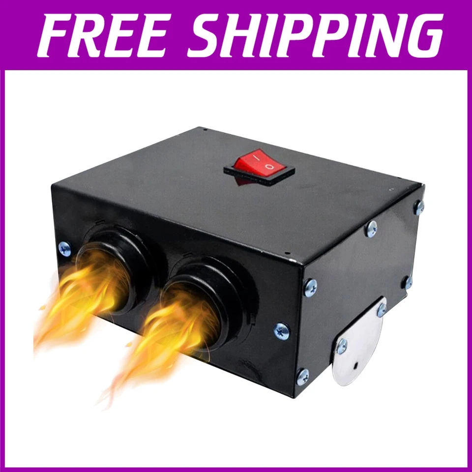 Portable 12V Car Heater Defogger - 2-in-1 Cooling Fan - Image 1 of 4