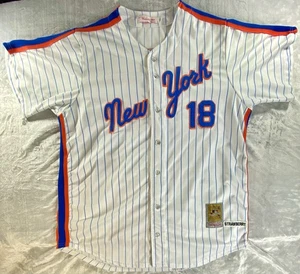 Maglia New York Mets Mitchell & Ness 1986 Darryl Strawberry taglia 54 Blokecore - Foto 1 di 12