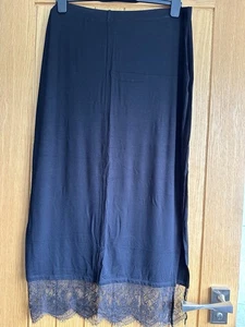 ASOS Curve Black Tube Skirt Size 22, New With Tags - Picture 1 of 7