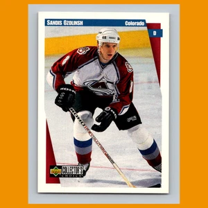 Sandis Ozolinsh #6 1997-98 Collectors Choice Colorado Avalanche Hockey Card NHL - Picture 1 of 3