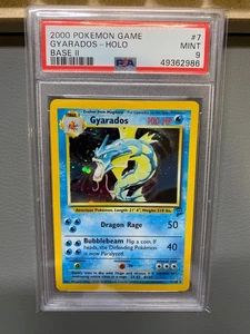 2000 Pokemon Base Set 2 - PSA 9 MINT - Gyarados Holo #7/130 - Picture 1 of 2
