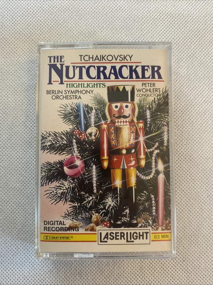 1989 Laser Light Peter Tchaikovsky The Nutcracker Cassette Foto 1 de 4