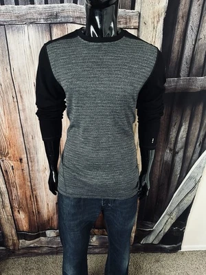 Smartwool Long Sleeve Gray & Black Crewneck Merino Wool 250 Sweater Size Medium - Image 1 of 4
