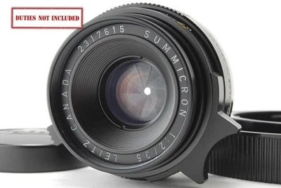 [COMO NUEVO con caja] Lente gran angular negra Leica Summicron M 35 mm f/2... - Imagen 1 de 4