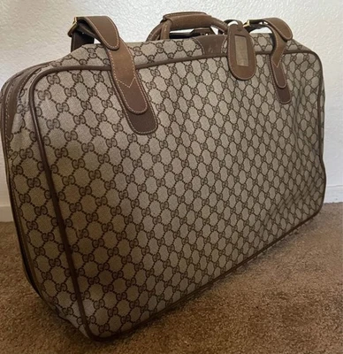 Vintage Gucci suitcase luggage beige brown - Image 1 of 4