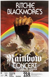 Rainbow 1976 Hamburg, Germany Framed Concert Poster - Picture 1 of 2