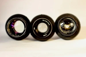 3er Set Sowjetische Objektive Helios-44M + MIR-1B + Jupiter-37A mit Adapteroption - Bild 1 von 10