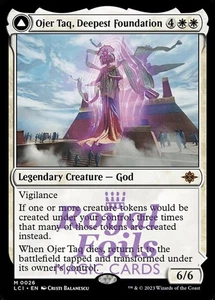 Ojer Taq, Deepest Foundation / Temple of Civilization 1x FOIL MTG LCI Mythic MT - Picture 1 of 2