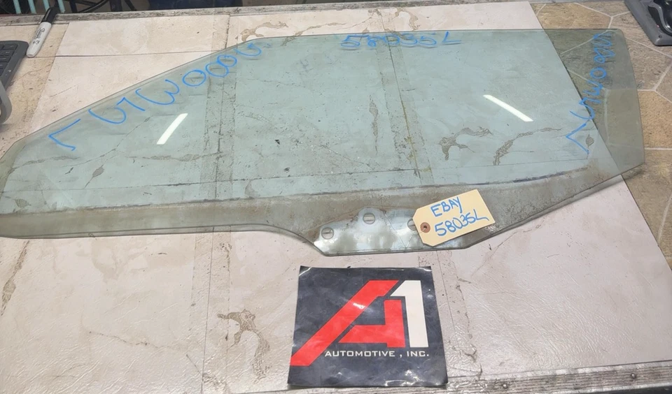 Conjunto de ventana de vidrio puerta delantera izquierda lado conductor STARION 84-89 CONQUEST 1983-89 Foto 1 de 4