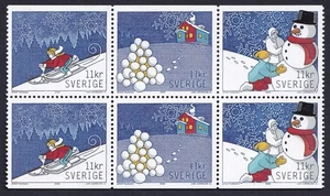 Sweden 2007  Booklet pane Winter Activities.  MNH - Picture 1 of 1