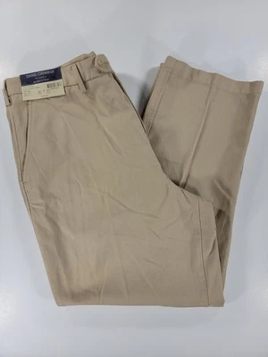 NEW DANIEL CREMIEUX 40x30 Mens Dress Pants Chinos BIARRITZ Textured Heavy Cotton - Image 1 of 4