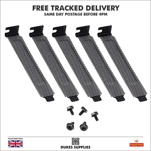 PC Computer PCI Slot Cover Blanking Off Plates | Mesh Design for Ventilation - Picture 1 of 6