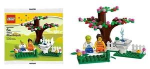 LEGO 40052-Frühlingsszene-Frühling-Parkbank-Blumen-Baum-Brunnen-Tree-OVP-New-Neu - Picture 1 of 1