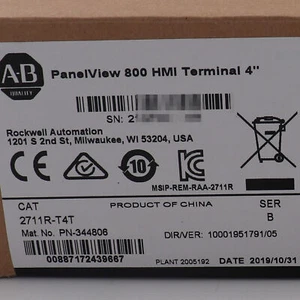 TERMINAL HMI AB ENVÍO GRATUITO 2711R-T4T PANELVIEW 800 4,3 PULGADAS Nuevo Sellado de Fábrica - Imagen 1 de 6
