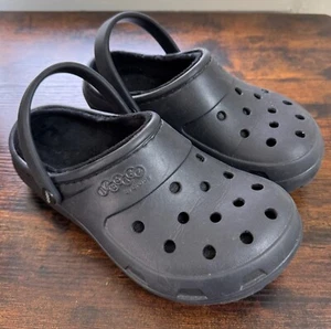 Crocs Dual Comfort Fleece Lined Gray Crocs M-6, W-8 - Picture 1 of 8