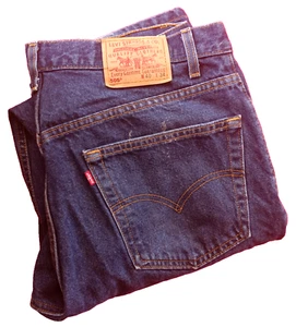 Pantalones de mezclilla para hombre LEVIS 505 azules 40x34 calce regular pierna recta, usados - Imagen 1 de 15