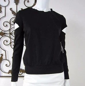 Blusa Sugar Bomb Manga Larga Talla S Pequeña Negra Sólida Hombro Frío MUESTRA - Imagen 1 de 6