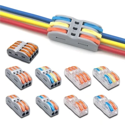 Reusable SPL-2 SPL-3 Line Electrical Connectors Wire Clamp Cable Terminal Block
