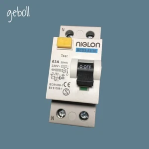 NUEVO NIGLON RCD2-63/30 RCD NIGLON 63 AMP RCD 2P 63A DP RCD RCD2 63/30 - Imagen 1 de 6