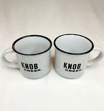 Knob Creek Bourbon Whiskey Ceramic Coffee Mug/Cup Set Of (2)