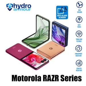 Heavy Duty Clear HD Hydrogel Screen Protector for Motorola Razr 60 Ultra 50 40 U - Photo 1 sur 10