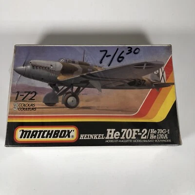Matchbox Heinkel He70F-2 He70G-1 He 170A 1987 (SEALED) - Image 1 of 4