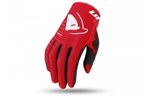 UFO GUANTI GLOVES CROSS ENDURO SKILL KIMURA BAMBINO ROSSO TG. M - Foto 1 di 1