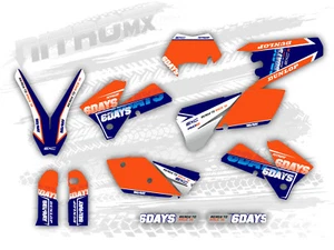 NitroMX Graphic Kit for KTM EXC EXC-F 125 250 300 450 525 2005 2006 2007 Enduro - Bild 1 von 1