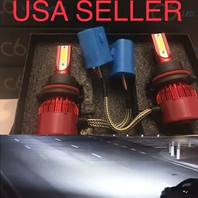 For Nissan Frontier 2007-2024 9007 WHITE Led Headlight Conversion Light Bulbs 2x - Image 1 of 4