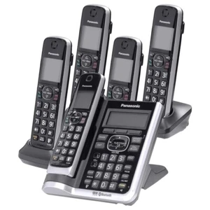 Panasonic KX-TG885SK Enlace a Celda Bluetooth Inalámbrico 5 Auricular Sistema de Contestador - Imagen 1 de 12