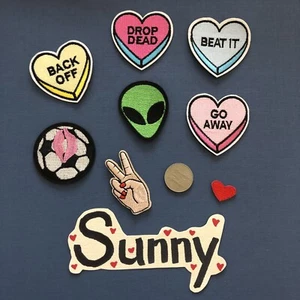 New Embroidered Iron On/ Sew On PATCH Lot Craft DIY Badge Bag Fabric #32Combo - Picture 1 of 1