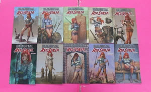 Immortal Red Sonja # 1,2,3,4,5,6,7,8,9,10 Comic Dynamite 2022 10 LOT - Bild 1 von 1