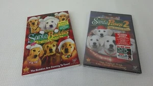 NEW! SEALED Disney Santa Buddies & Disney Paws 2 DVDs - Picture 1 of 6