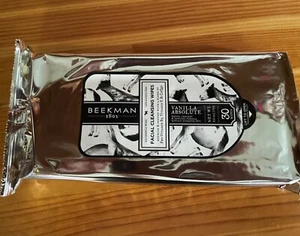 Beekman 1802 VANILLA ABSOLUTE Salviette per pulizia viso con CoQ10 30 pezzi SIGILLATE - Foto 1 di 1