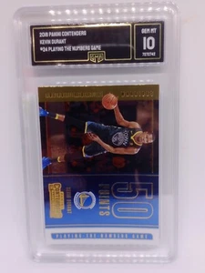 Kevin Durant 2018-19 Panini Contenders #24 Playing the Numbers Game GMA 10 Gem - Picture 1 of 4
