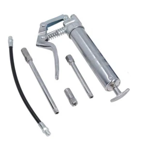 Mini Grease Gun Manual 3oz./ 120cc Hand Pistol Grip Flexible Extension Hose - Picture 1 of 6