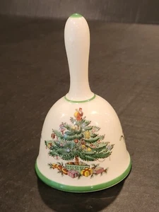 Spode Christmas Tree Hand Bell Made in England S3324-C - Picture 1 of 10