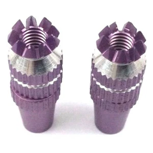 M4 Hole Aluminum Transmitter non slip grips L/purple for  JR FUTABA Walkera WFLY - Picture 1 of 1