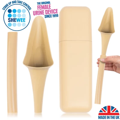 SHEWEE Larger Flexi + Case She Can Wee Urine Funnel for Camping, Festivals Sand - Image 1 of 4